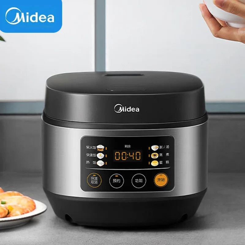 Cuociriso MIDEA 3L: display digitale intelligente, opzioni di menu versatili